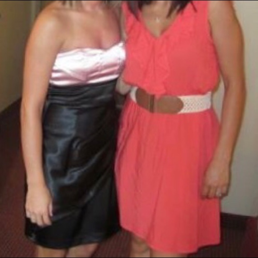 Pink & black dress. - Picture 2 of 5